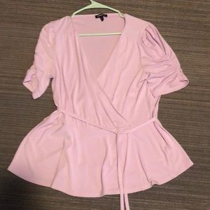 Express faux wrap top